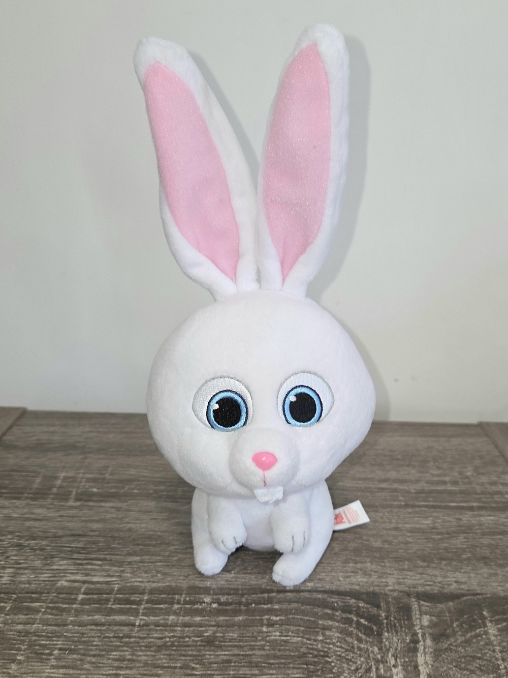 Ty Secret Life Of Pets White Bunny Rabbit Snowball 2016 Soft Eyes Plush 9"